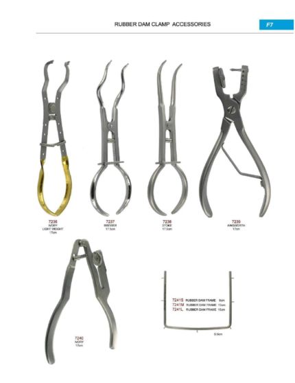 Rubber Dam Clamps Accessories
